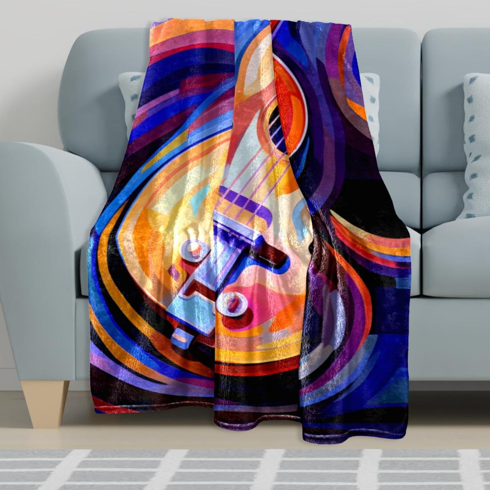 ミュージシャン NDNU ABSTRACT ART BLANKET Amazon.com: Throw Blanket,Soft Blankets and Throws,Abstract Art